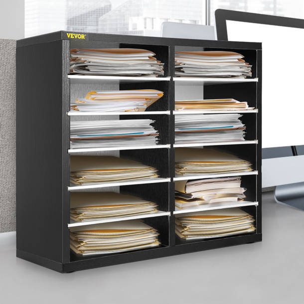 VEVOR 12 Compartments Literature Organizer & Reviews Wayfair